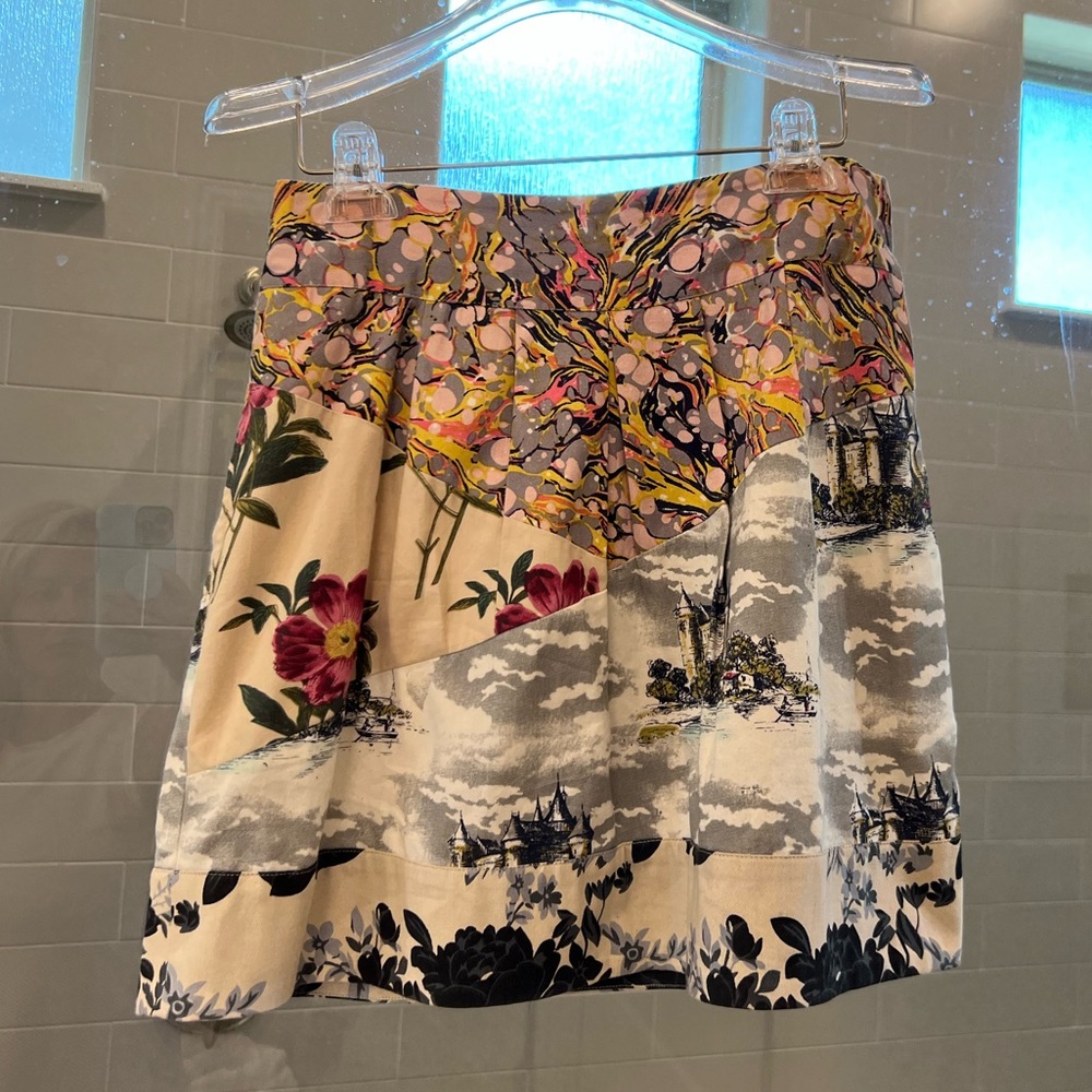Leifnotes patchwork skirt